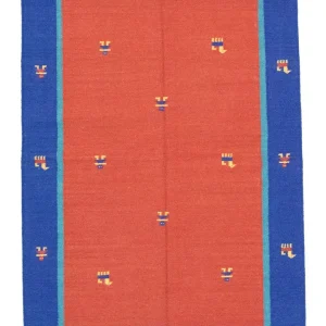 Kelim Teppich - Trendy 200 x 140 cm - orange