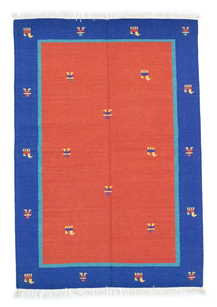 Kelim Teppich - Trendy 200 x 140 cm - orange