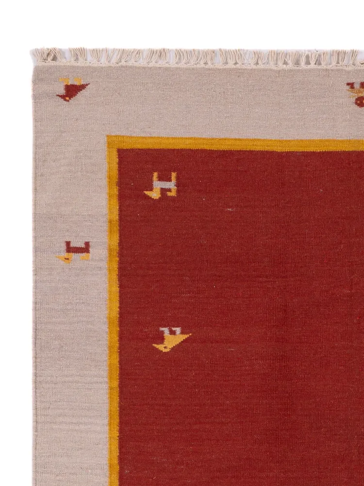 Kelim Teppich - Trendy - 200 x 140 cm - rot