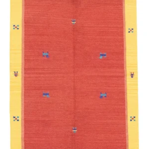 Kelim Teppich - Trendy 200 x 140 cm - rot