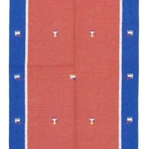 Kelim Teppich - Trendy 200 x 140 cm - rot