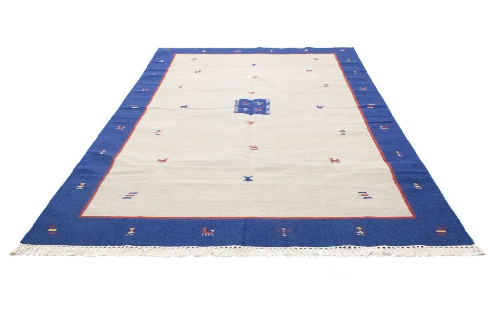 Kelim Teppich - Trendy 300 x 200 cm - beige