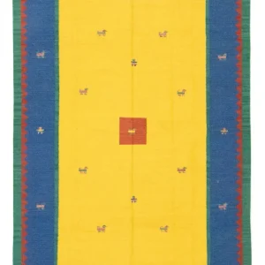 Kelim Teppich - Trendy 300 x 200 cm - gelb