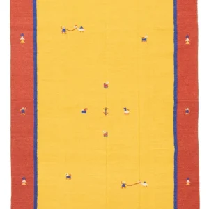 Kelim Teppich - Trendy 300 x 200 cm - gelb