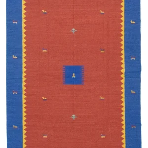 Kelim Teppich - Trendy 300 x 200 cm - orange