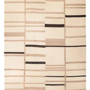 Kelim Teppich - Trendy - 340 x 240 cm - hellbeige