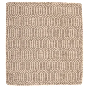 Kelim Teppich - Trendy 45 x 46 cm - hellbraun