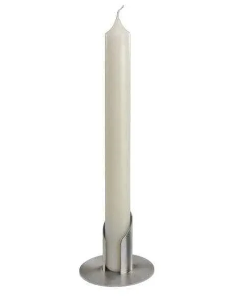 Kerzenleuchter mit schlitz silberfarben für Kerzen D 3cm