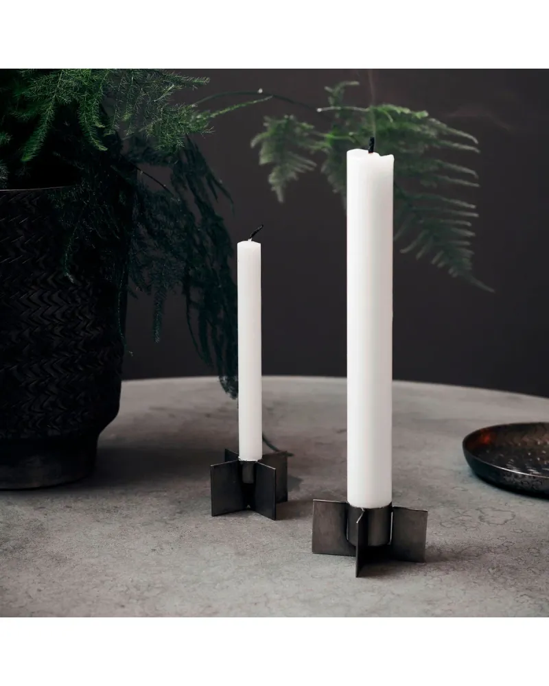 Kerzenständer, Wing, Rohes Eisen