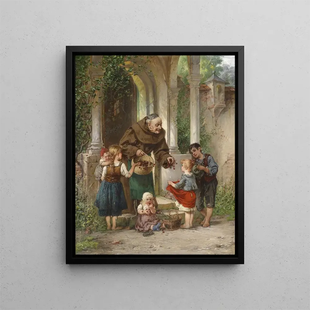 Kinder-Kunstdruck Kirschen - Adolf Humborg | Reproduktion