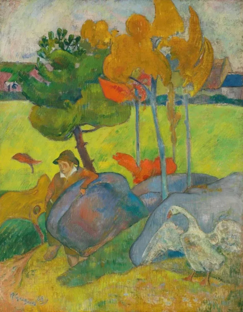 Kleiner Breton, Loïe - Paul Gauguin | Kunstdruck
