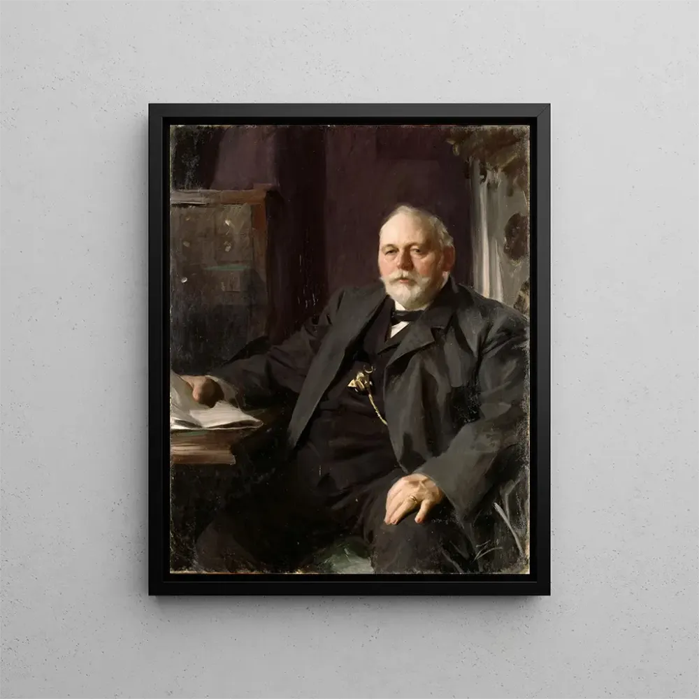 Künstlerischer Kunstdruck des Gemäldes Réalisateur Frans R. Heiss - Anders Zorn | Reproduktion