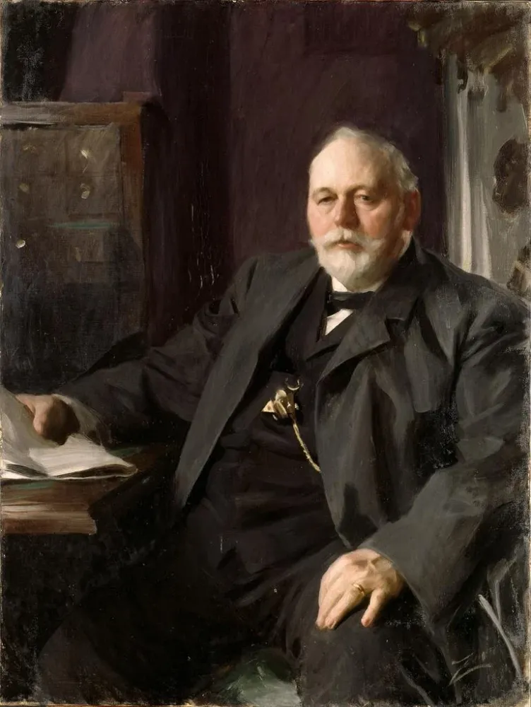 Künstlerischer Kunstdruck des Gemäldes Réalisateur Frans R. Heiss - Anders Zorn | Reproduktion