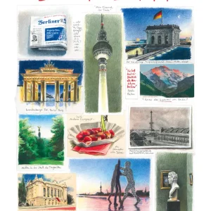 Kunstdruck Andy Airfixx - Berlin 50x70cm