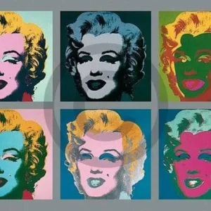 Kunstdruck Andy Warhol - Ten Marilyns 1967 134x56cm
