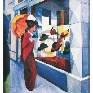 Kunstdruck August Macke - Hutladen 60x80cm