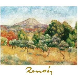 Kunstdruck Auguste Renoir - Il mont Sainte-Victoire 70x50cm