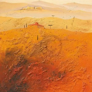 Kunstdruck Bernhard Gerner - Mediterrane Landschaft 1 50x70cm