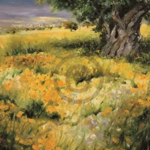 Kunstdruck Christian Sommer - Sommerbaum 128x93cm