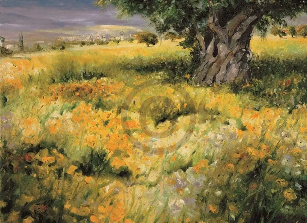 Kunstdruck Christian Sommer - Sommerbaum 128x93cm