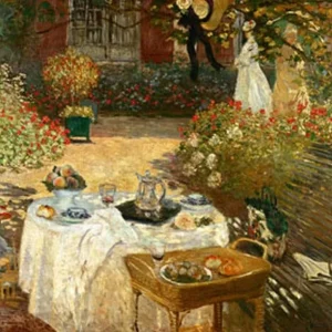 Kunstdruck Claude Monet - Le Déjeuner 90x70cm