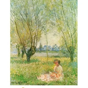 Kunstdruck Claude Monet - Donna sotto i salici 60x80cm