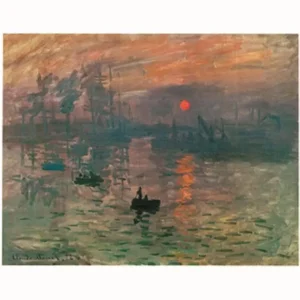 Kunstdruck Claude Monet - Impression, Sonnenaufgang 71x56cm