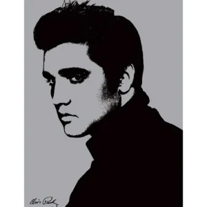 Kunstdruck Elvis Presley - Metallic 60x80cm