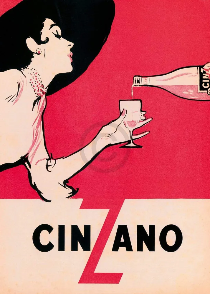 Kunstdruck Ernest - Cinzano 50x70cm