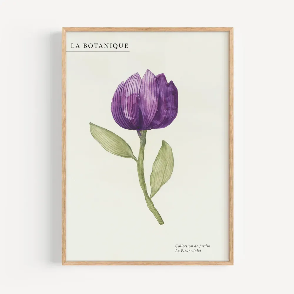 KUNSTDRUCK – FLEUR VIOLET