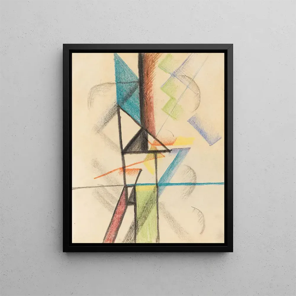 Kunstdruck Formen abstraites V - August Macke | Reproduktion