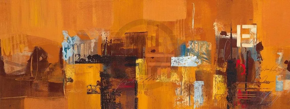 Kunstdruck Francesco Cusumano - Mondo Astratto 138x52cm