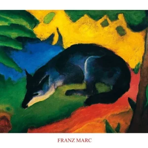 Kunstdruck Franz Marc - Fuchs 80x60cm