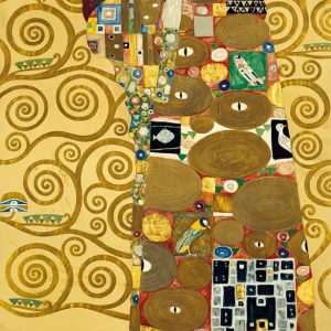 Kunstdruck Gustav Klimt - Die Erfüllung 85x138cm