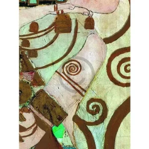 Kunstdruck Gustav Klimt - L'attesa 20x50cm