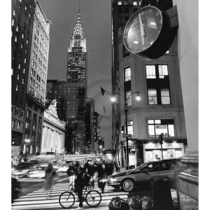 Kunstdruck Henri Silberman - Chrysler Clock 60x80cm