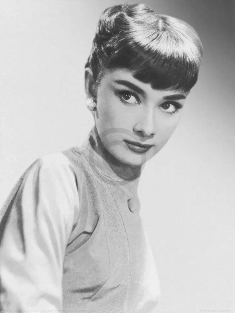 Kunstdruck Hero - Audrey Hepburn Portrait 60x80cm