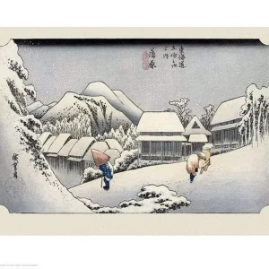 Kunstdruck Hiroshige - Kambara 40x50cm