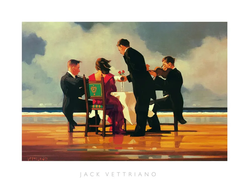 Kunstdruck Jack Vettriano - Elegy Dead Admiral 80x60cm