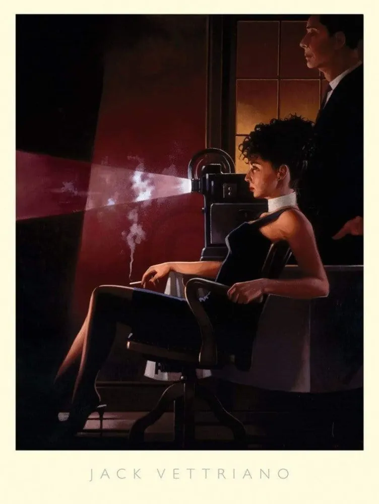 Kunstdruck Jack Vettriano - Imperfect Past 60x80cm