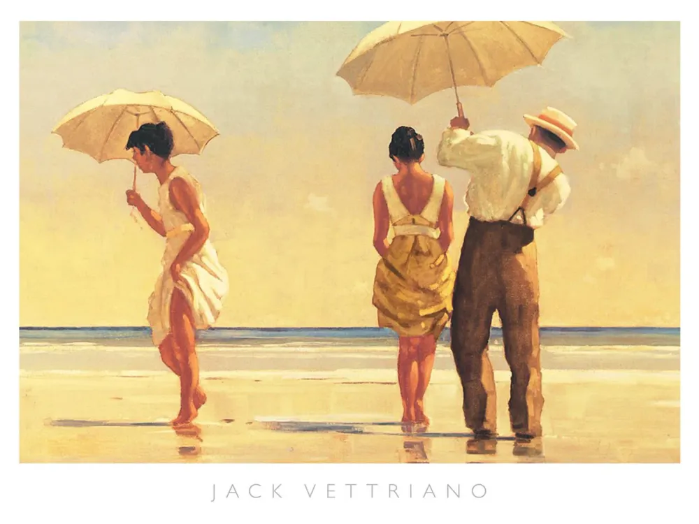 Kunstdruck Jack Vettriano - Mad Dogs 80x60cm