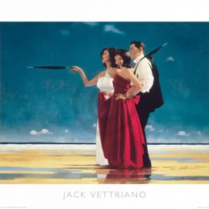 Kunstdruck Jack Vettriano - Missing Man I 50x40cm