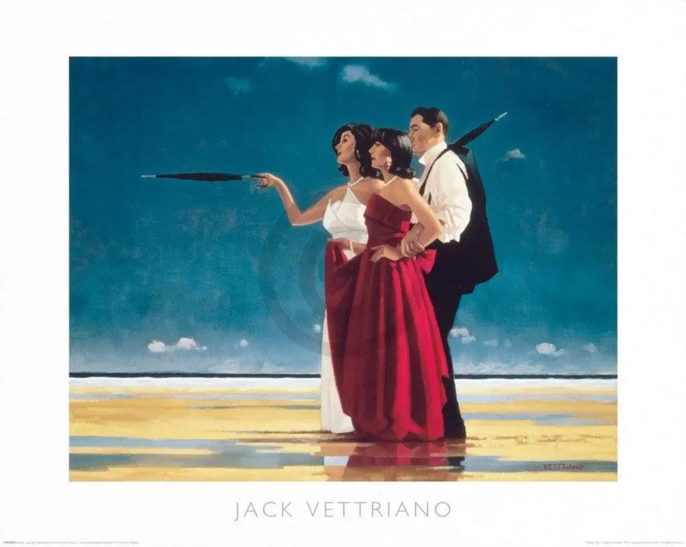 Kunstdruck Jack Vettriano - Missing Man I 50x40cm
