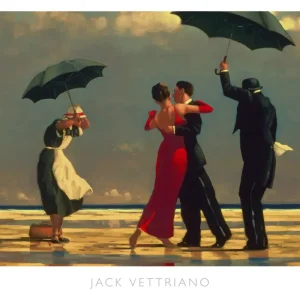 Kunstdruck Jack Vettriano - Singing Butler 50x40cm