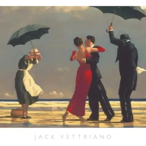 Kunstdruck Jack Vettriano - Singing Butler 80x60cm