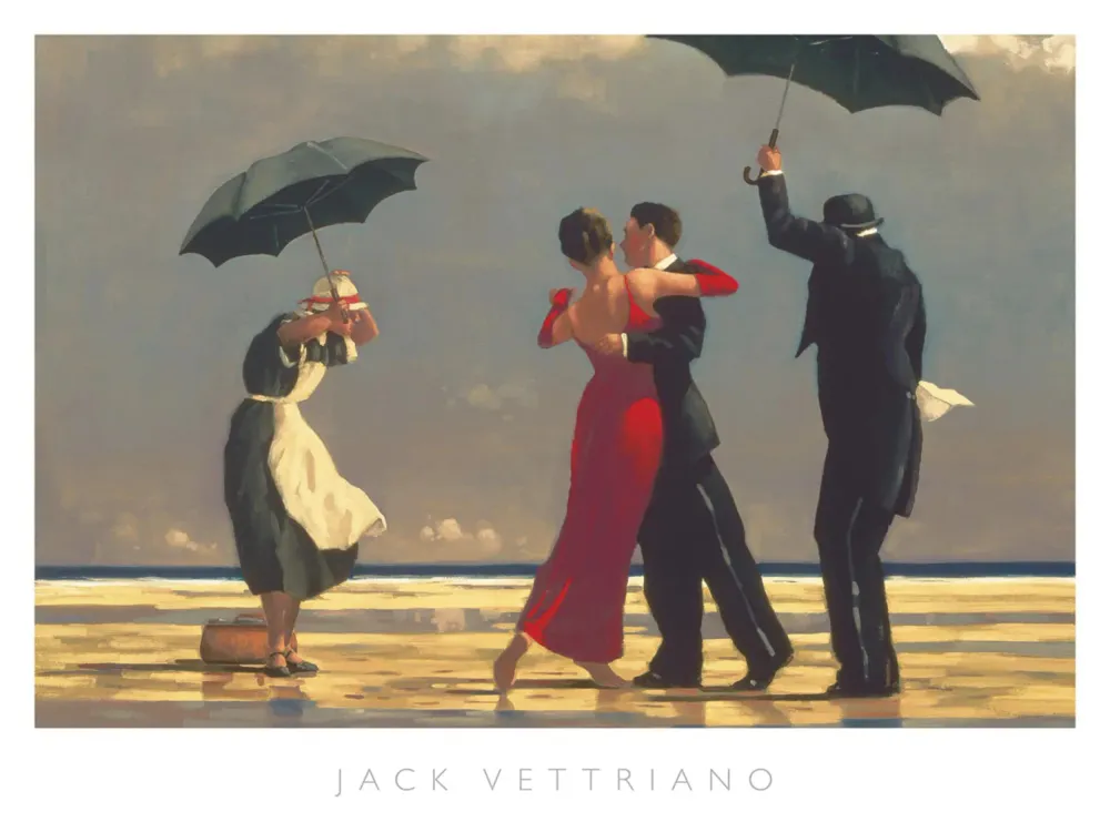Kunstdruck Jack Vettriano - Singing Butler 80x60cm