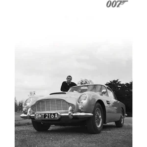 Kunstdruck James Bond - Connery Black and White 40x50cm