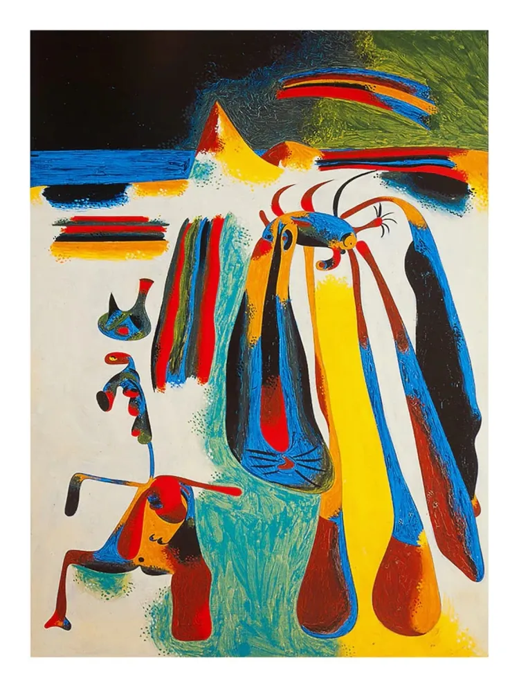 Kunstdruck Joan Miró - Paysan Catalan 60x80cm