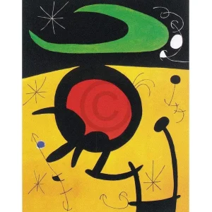 Kunstdruck Joan Miro - Vuelo de pajaros 40x50cm