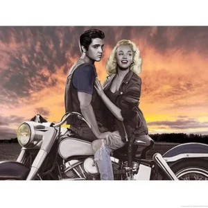 Kunstdruck Joshua M Nelson - Sunset Ride 80x60cm